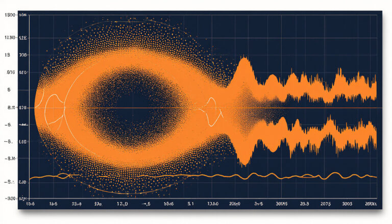 Heart rate variability Poincare plot and RR tachogram scientific visualization showing autonomic nervous system variability patterns