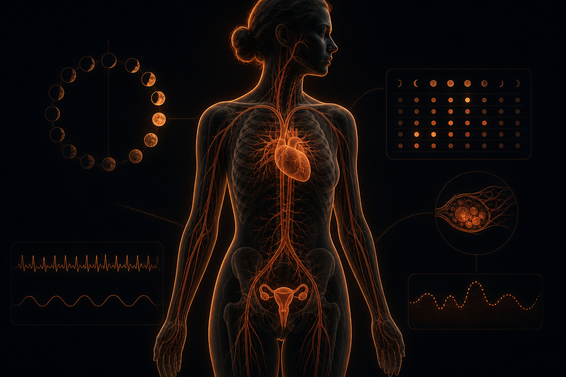 Sensor Bio editorial hero for How HRV Menstrual Cycle Is Computed at the Signal Level