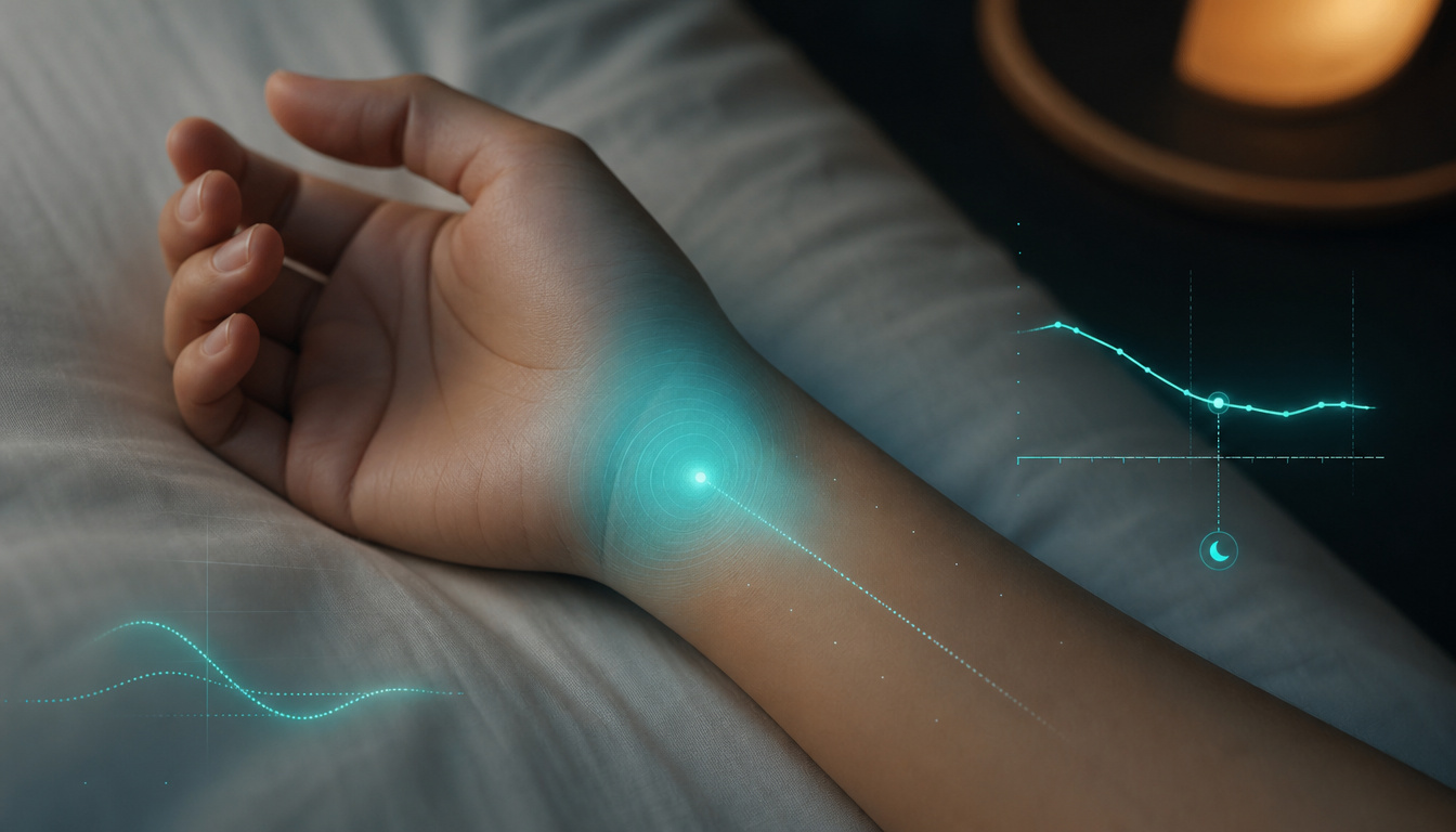 Sensor Bio hero image for wrist skin temperature sleep onset — v5.3 spec